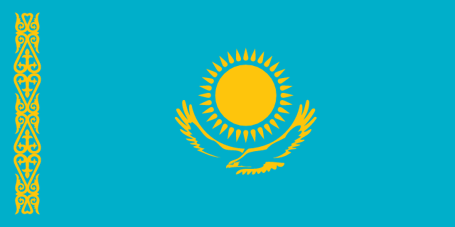 Kazakhstan Flag for virtual number