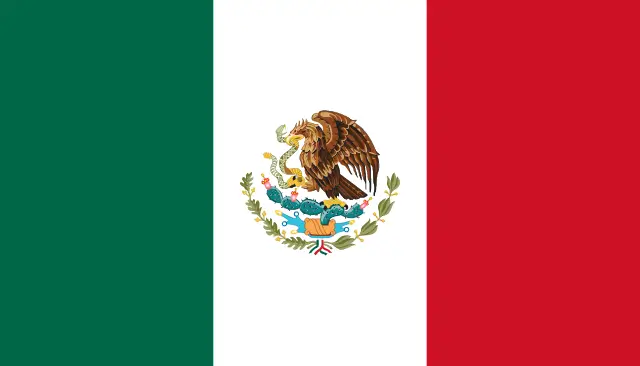 Mexico Flag for virtual number
