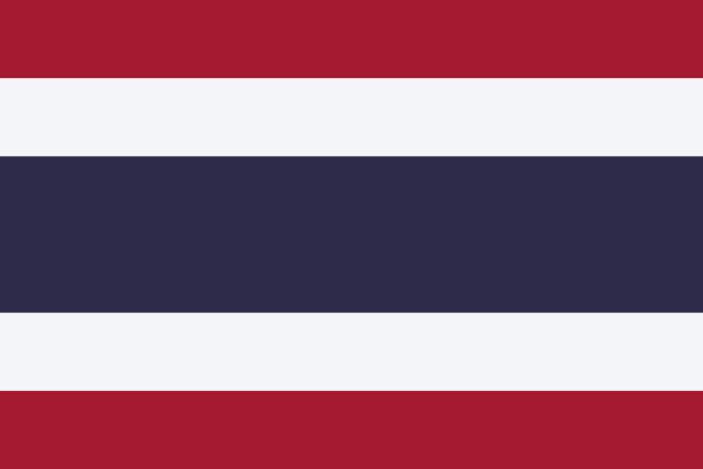 Thailand Flag for virtual number